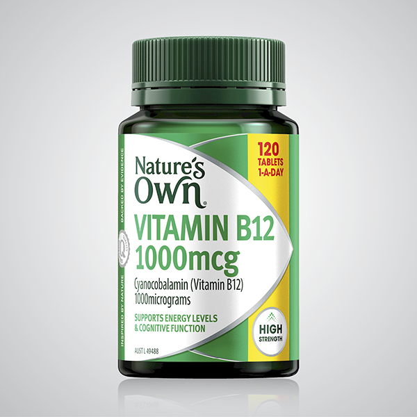 Buy Nature's Own Vitamin B12 1000mcg Vitamin B 120 Tablets